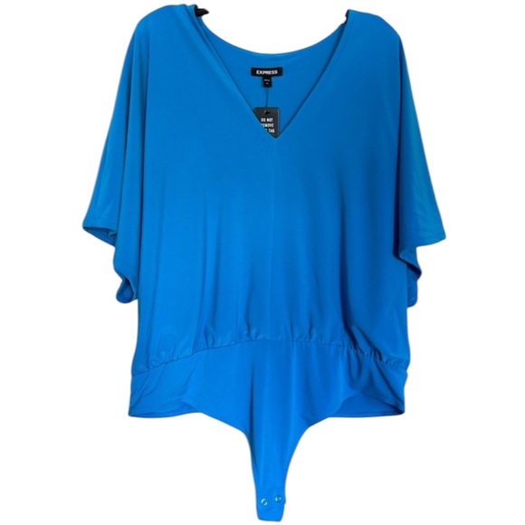 Express Tops - V Neck Bodysuit